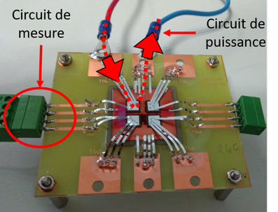 Test thermique de l’accroche réalisée